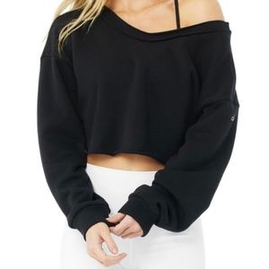 ALO YOGA Prima off the shoulder top size M